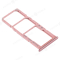 Держатель сим-карты для Samsung A515 Galaxy A51 / A715 Galaxy A71 (розовый) фото №2