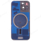 Задняя крышка для Apple iPhone 15 (голубой) (в сборе со стеклом камеры) (Premium) фото №2