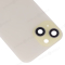 Задняя крышка для Apple iPhone 15 (желтый) (в сборе со стеклом камеры) (Premium) фото №3