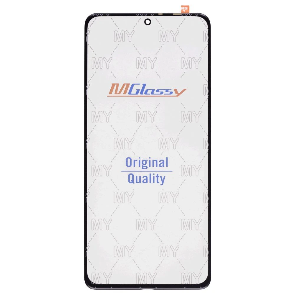 Стекло модуля для Xiaomi Poco F3 (M2012K11AG) / Poco F4 (22021211RG) / Mi 11i (M2012K11G) и др. + OCA (черный) (Musttby)