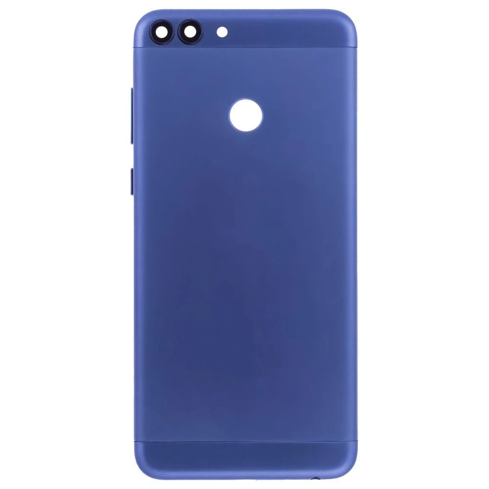 Задняя крышка для Huawei P Smart (FIG-LX1) (синий) (в сборе со стеклом камеры)