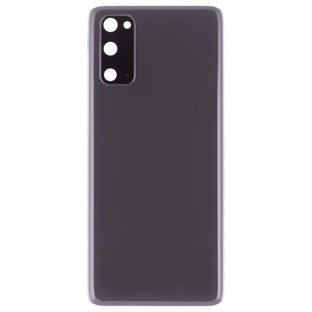 Задняя крышка для Samsung G980 Galaxy S20 (серый) (в сборе со стеклом камеры) (ORIG100)