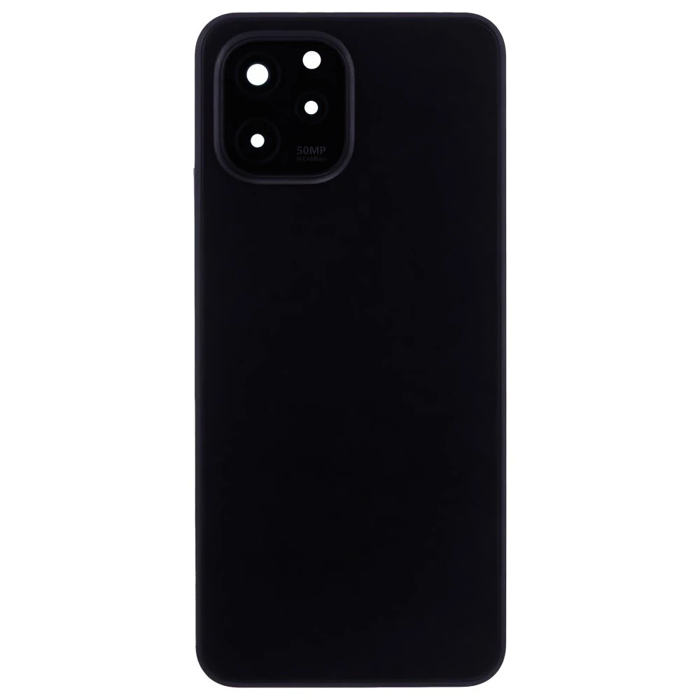 Задняя крышка для Huawei Nova Y61 (EVE-LX9N) (черный) (в сборе со стеклом камеры)