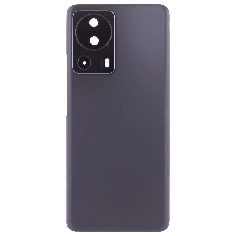 Задняя крышка для Xiaomi 13 Lite (2210129SG) (черный) (в сборе со стеклом камеры) (ORIG100)