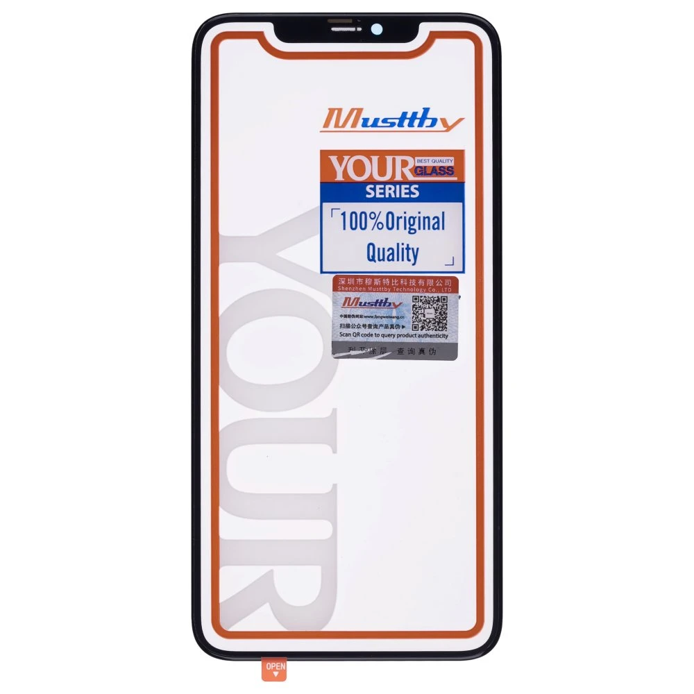 Стекло модуля для Apple iPhone 11 Pro Max + OCA (Musttby) (Premium)