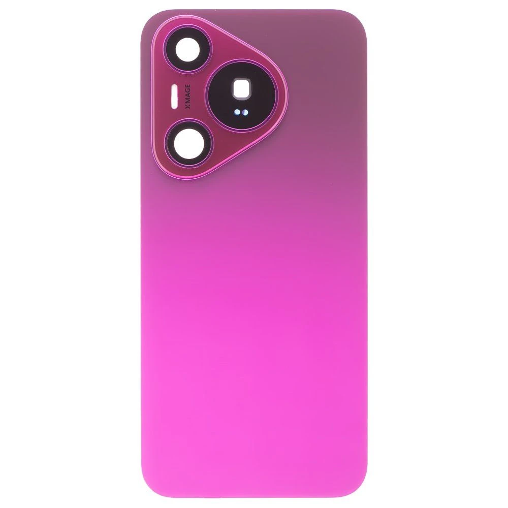 Задняя крышка для Huawei Pura 70 (ADY-LX9) (розовый) (в сборе со стеклом камеры) (ORIG100)