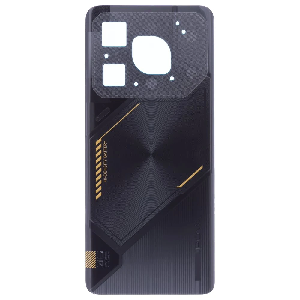 Задняя крышка для Tecno Pova 6 Neo 4G (LI6) (черный)