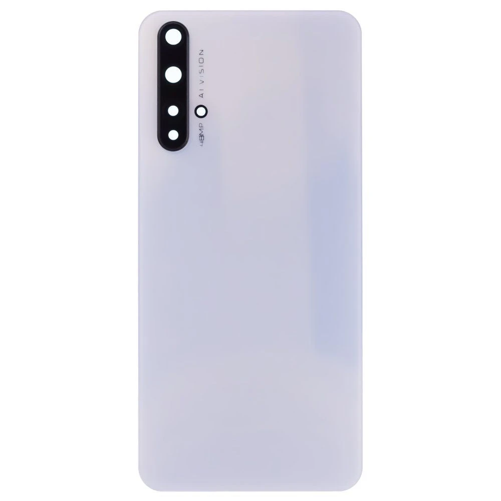 Задняя крышка для Huawei Honor 20 (YAL-L21) (белый) (в сборе со стеклом камеры)