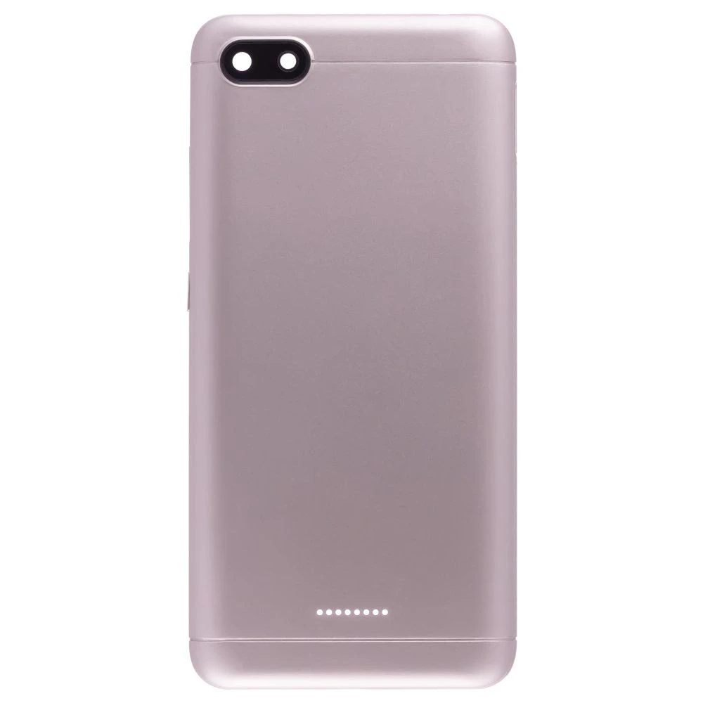 Задняя крышка для Xiaomi Redmi 6A (M1804C3CG) (Global Version / 2 SIM) (золотистый) (в сборе со стеклом камеры)