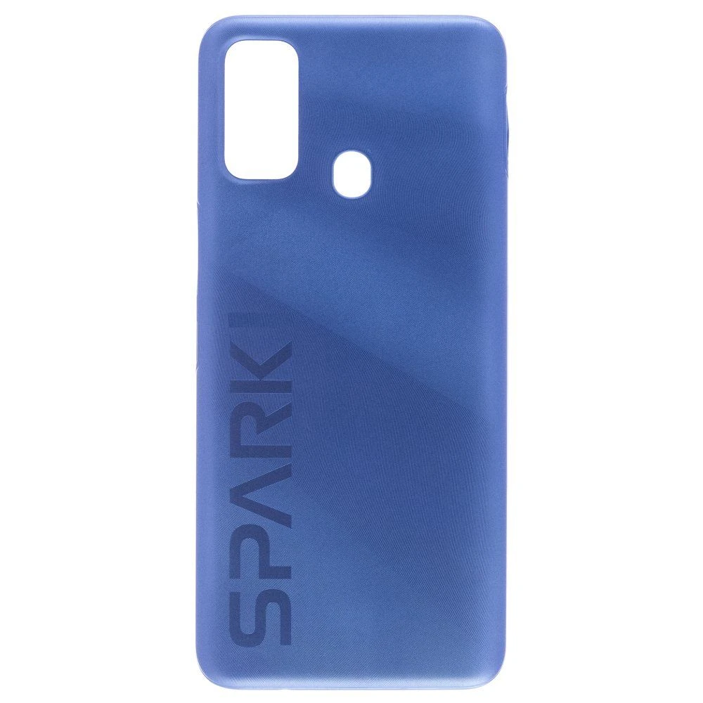 Задняя крышка для Tecno Spark 7 (KF6N) (синий)