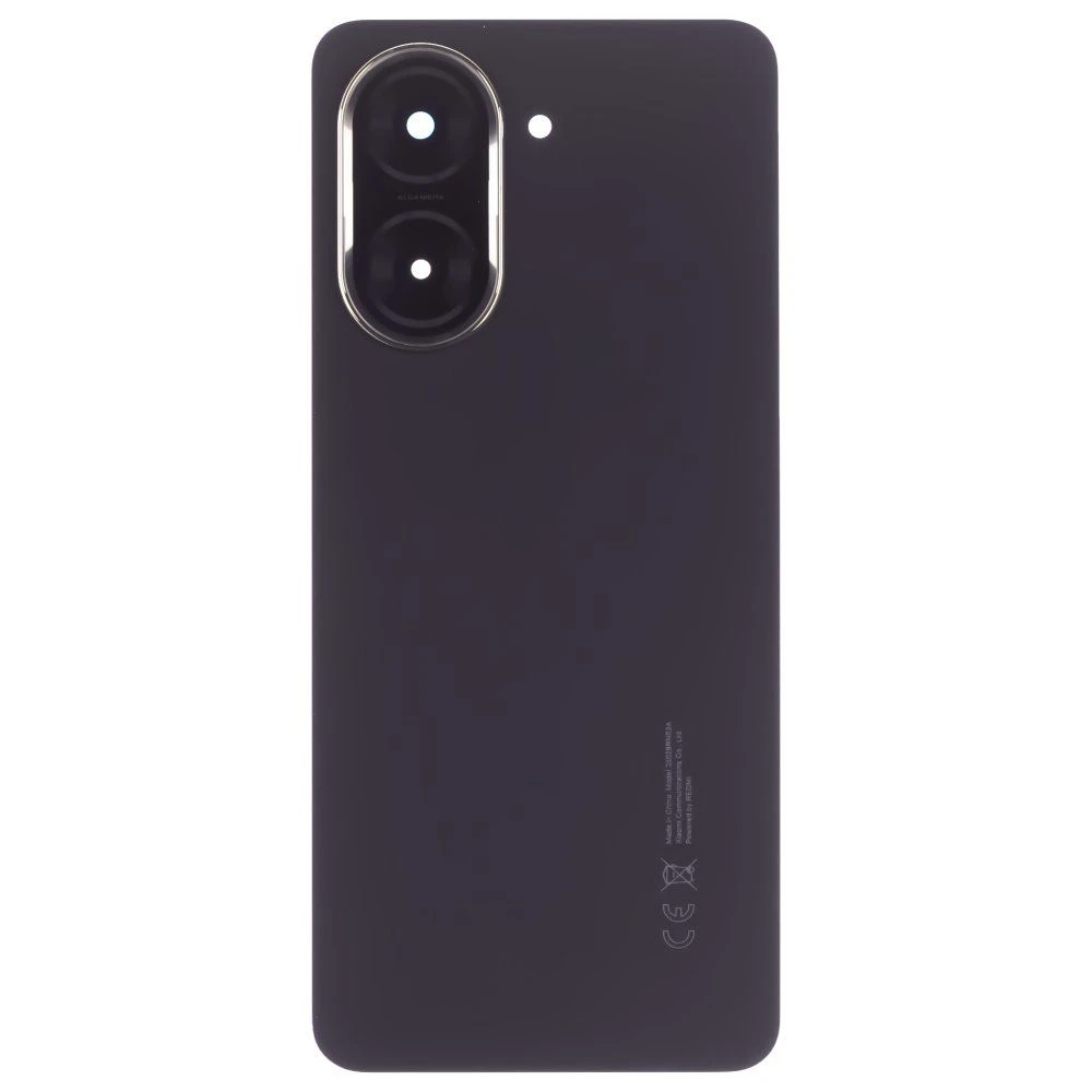 Задняя крышка для Xiaomi Redmi A5 (25028RN03A) (черный) (в сборе со стеклом камеры)