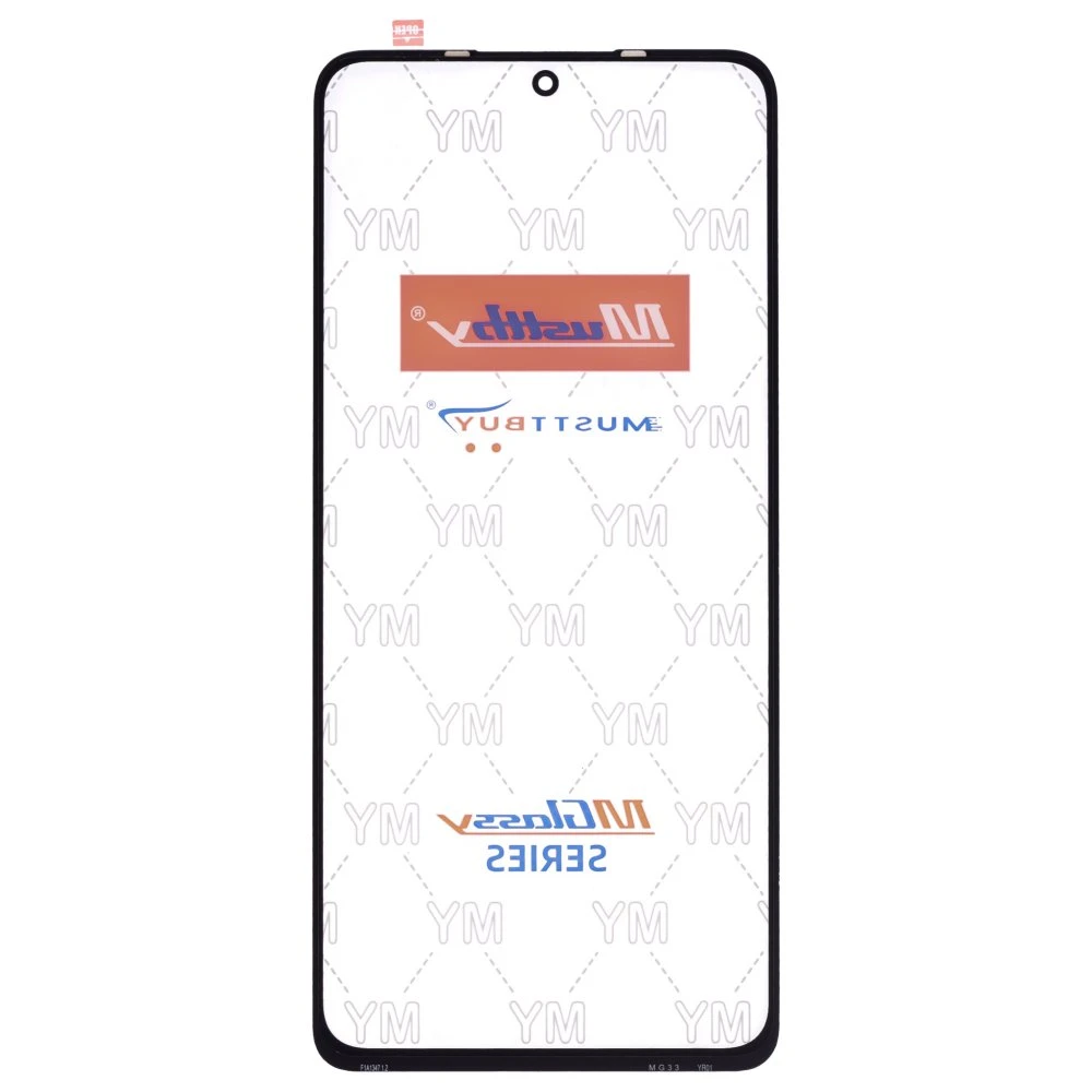 Стекло модуля для Xiaomi Redmi Note 10 Pro 4G (M2101K6G) + OCA (черный) (Musttby)