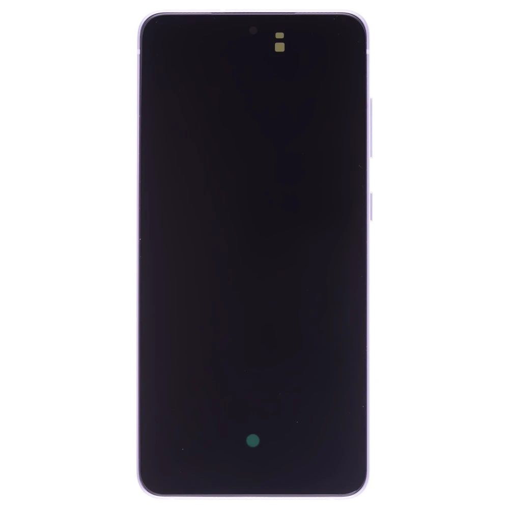 Дисплей для Samsung G990 Galaxy S21 FE + тачскрин (зеленый) (в рамке) (ORIG100) (возможен дефект ЛКП)