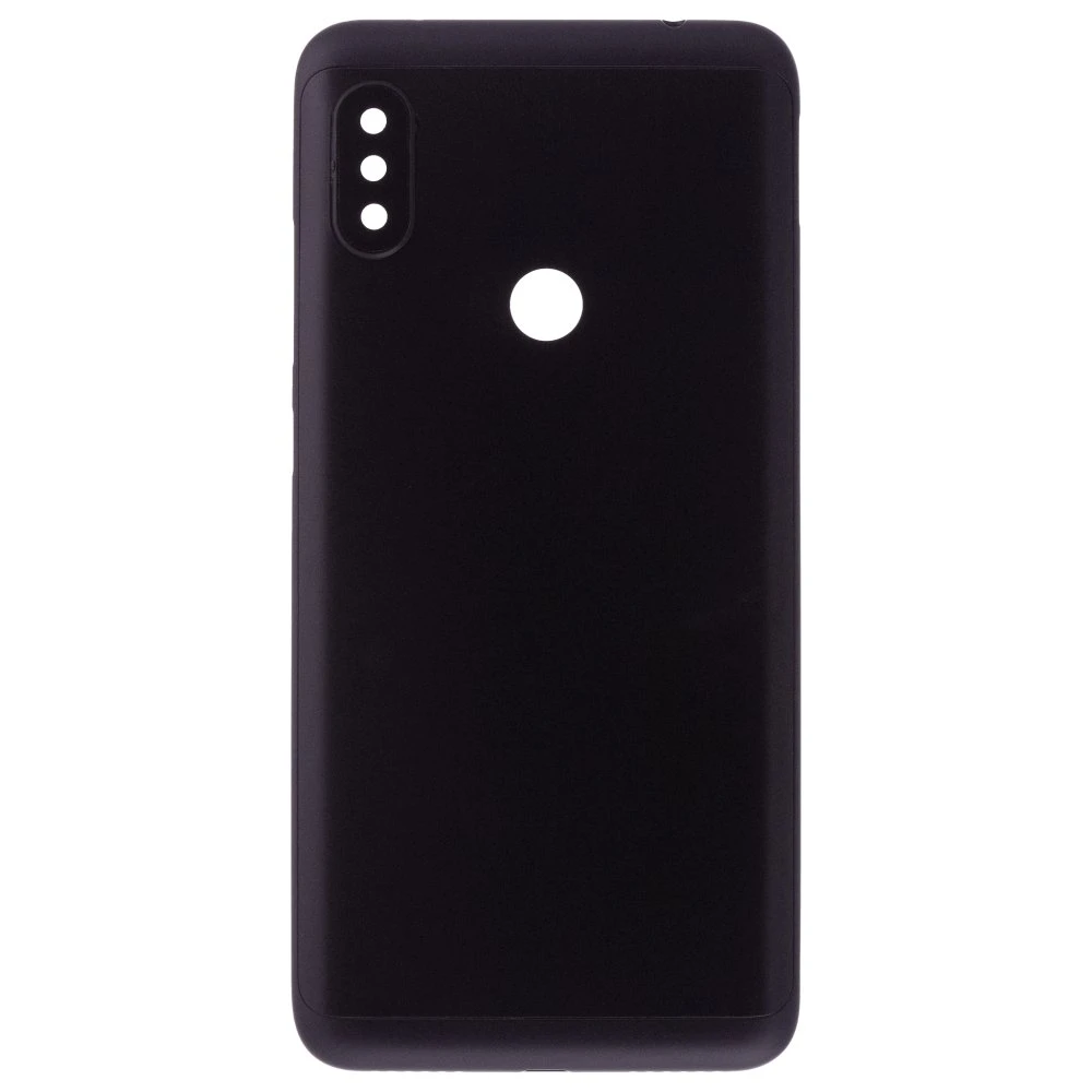 Задняя крышка для Xiaomi Redmi Note 6 Pro (M1806E7TG) (черный) (в сборе со стеклом камеры)