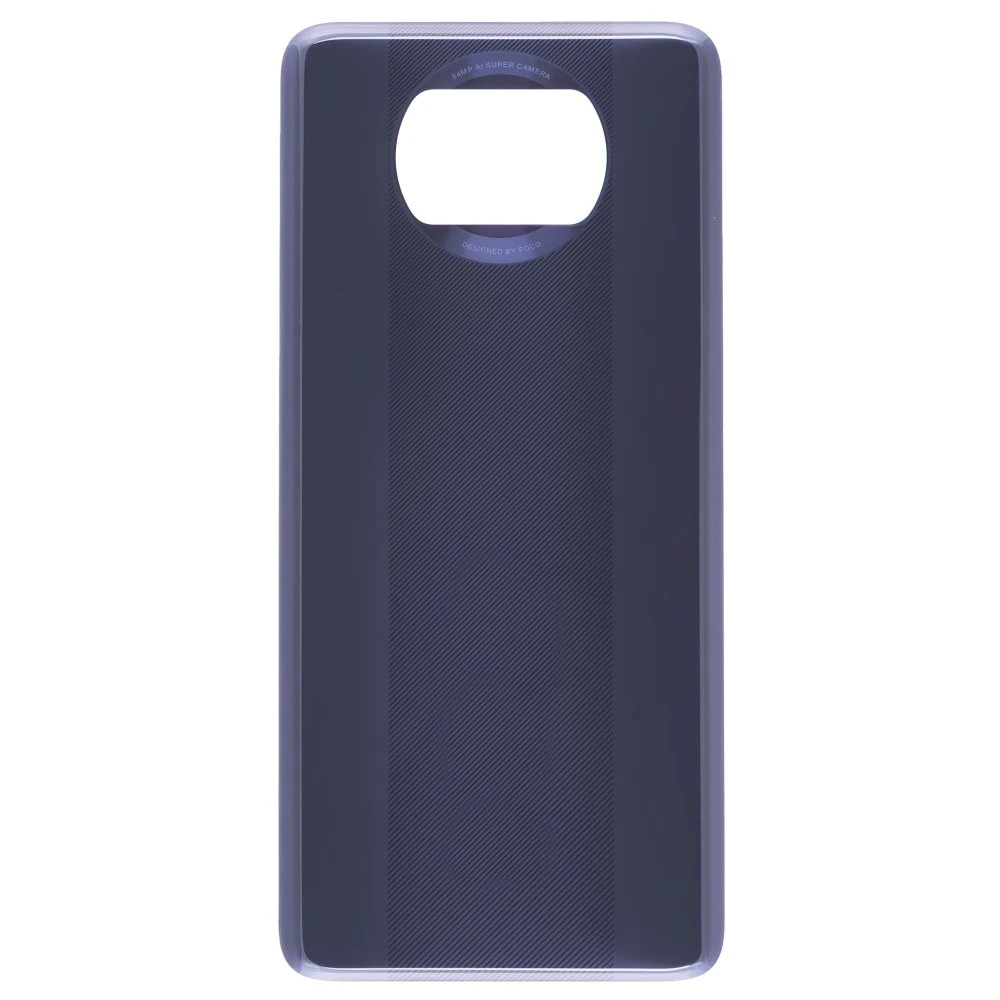 Задняя крышка для Xiaomi Poco X3 / Poco X3 NFC (M2007J20CG) / Poco X3 Pro (M2102J20SG) (серый) (ORIG100)