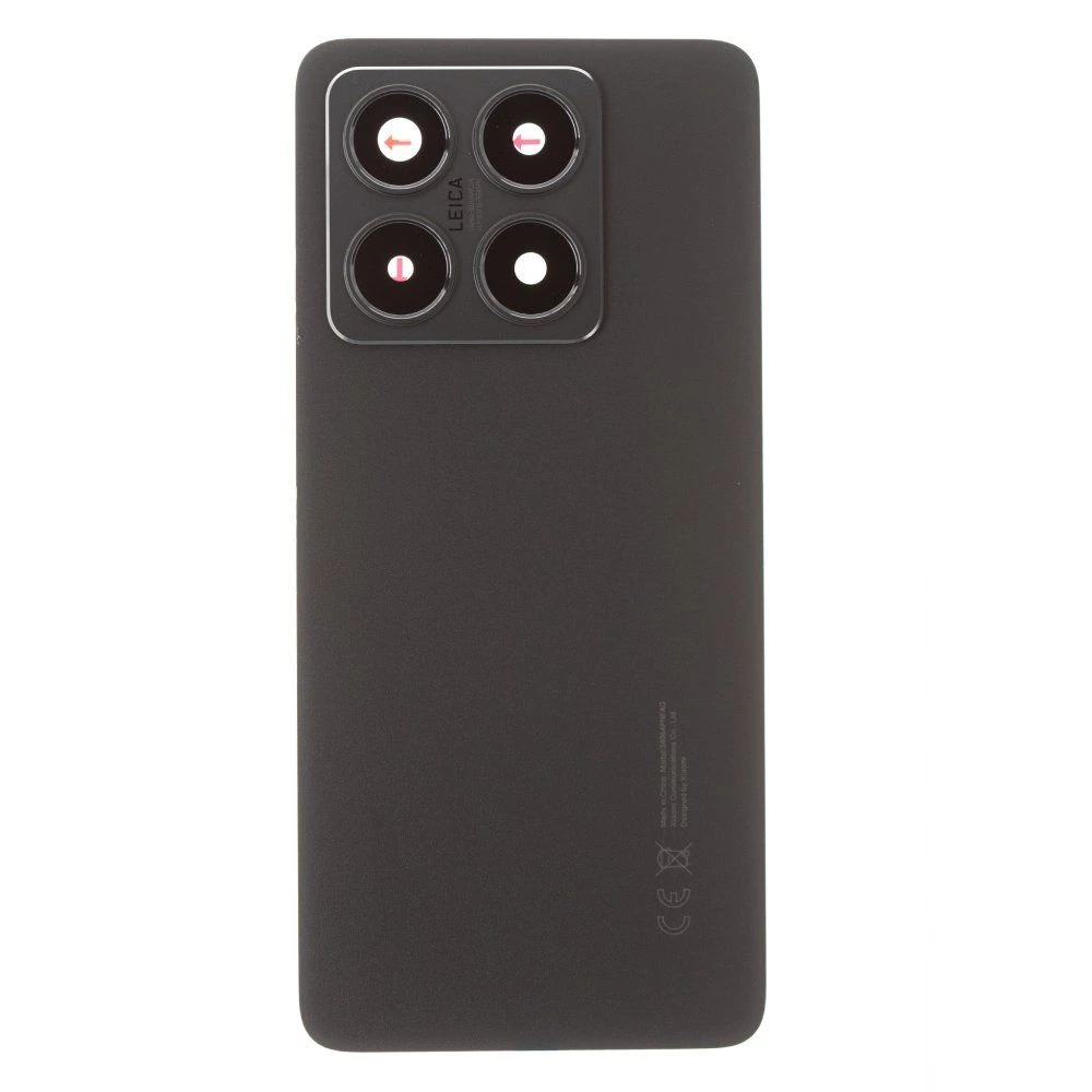 Задняя крышка для Xiaomi 14T (MZB0HU6RU) (черный) (в сборе со стеклом камеры) (ORIG100)