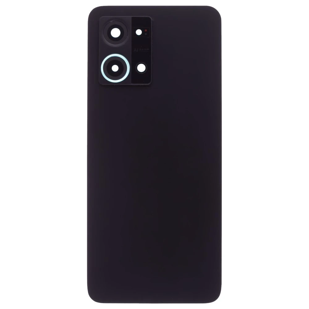Задняя крышка для OPPO Reno 7 4G (CPH2363) (черный) (в сборе со стеклом камеры)