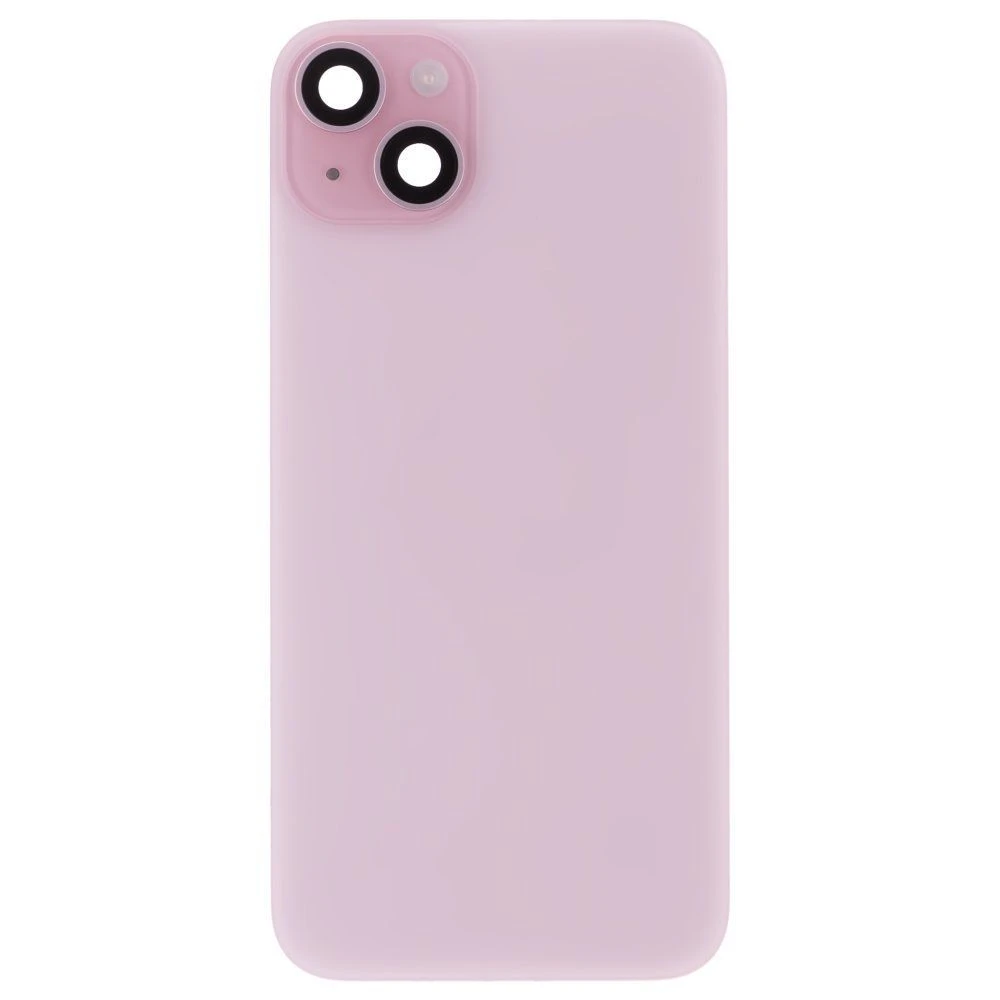 Задняя крышка для Apple iPhone 15 Plus (розовый) (в сборе) (ORIG100) (Снятый) (возможен дефект ЛКП)