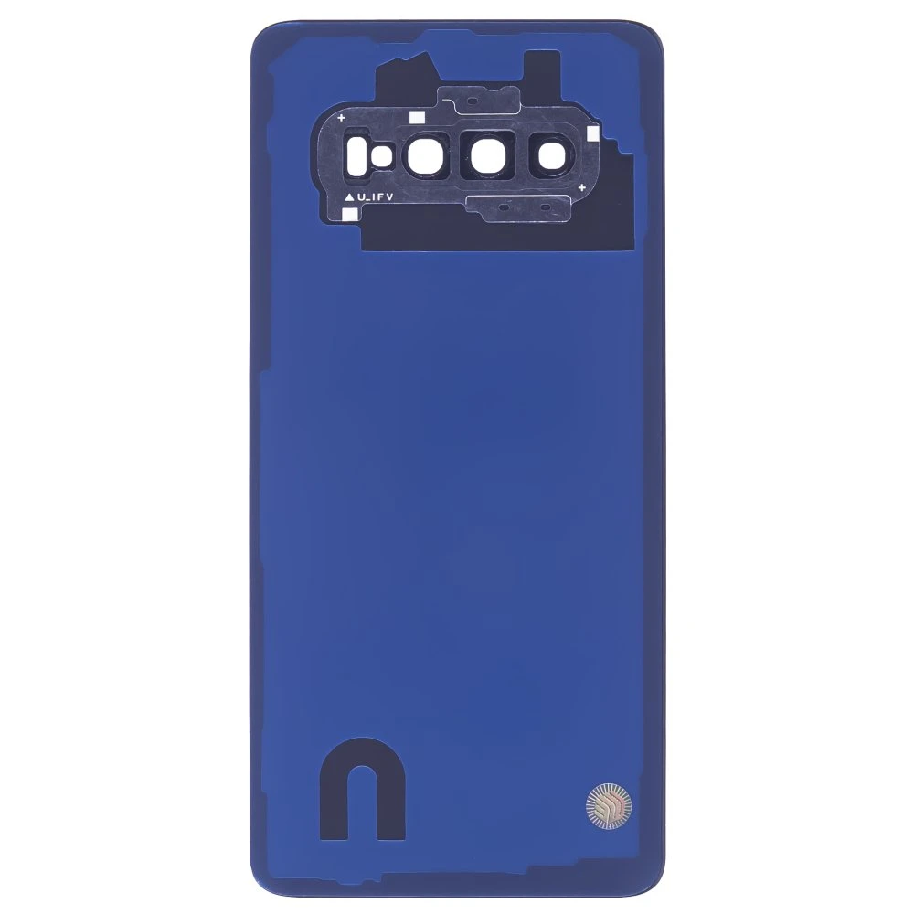 Задняя крышка для Samsung G975 Galaxy S10+ (белый) (в сборе со стеклом камеры) фото №2