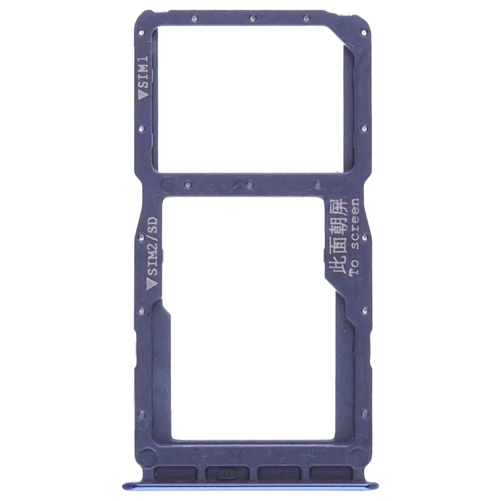 Держатель сим-карты для Huawei P30 Lite / Nova 4e (MAR-LX1M/MAR-AL00) / Honor 20S (MAR-LX1H) / Honor 20 Lite (MAR-LX1H) (синий) фото №1