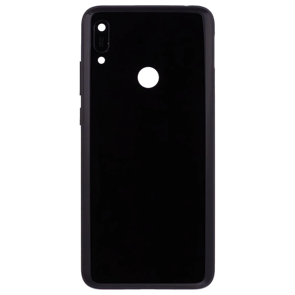 Задняя крышка для Huawei Y6 2019 (MRD-LX1F) (черный) (в сборе со стеклом камеры)