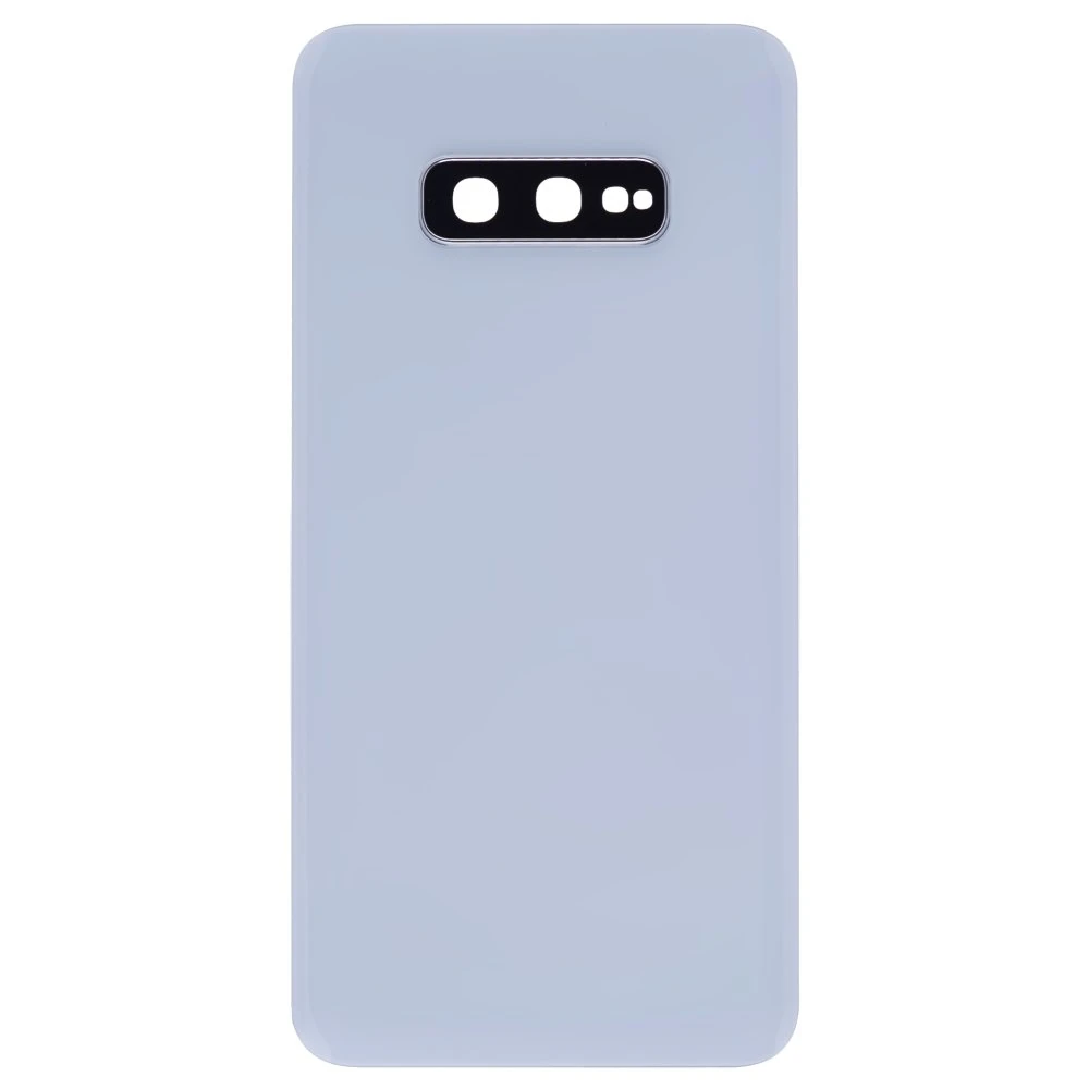 Задняя крышка для Samsung G970 Galaxy S10e (белый) (в сборе со стеклом камеры)