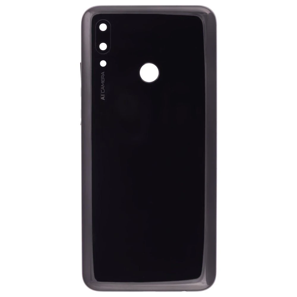 Задняя крышка для Huawei P Smart 2019 (POT-LX1) (черный) (в сборе со стеклом камеры)