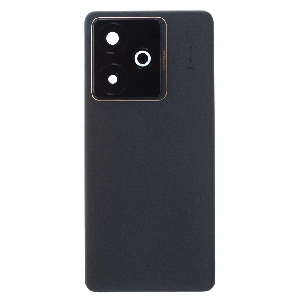 Задняя крышка для Realme GT 7T (RMX5085) (черный) (в сборе со стеклом камеры) (ORIG100)