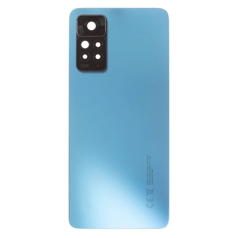 Задняя крышка для Xiaomi Redmi Note 11 Pro 4G (2201116TG) (синий) (в сборе со стеклом камеры) (ORIG100)