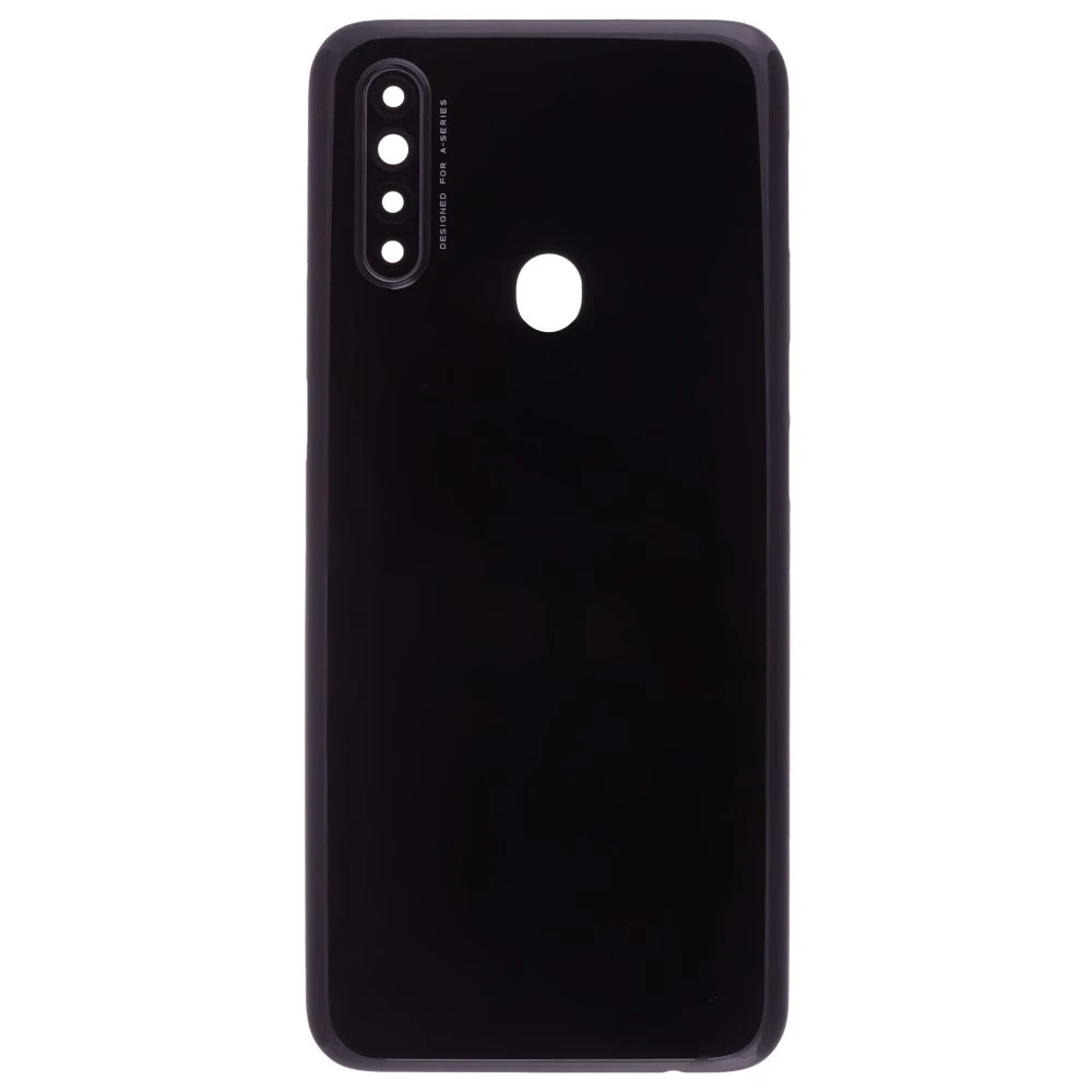 Задняя крышка для OPPO A31 (CPH2015) (черный) (в сборе со стеклом камеры)