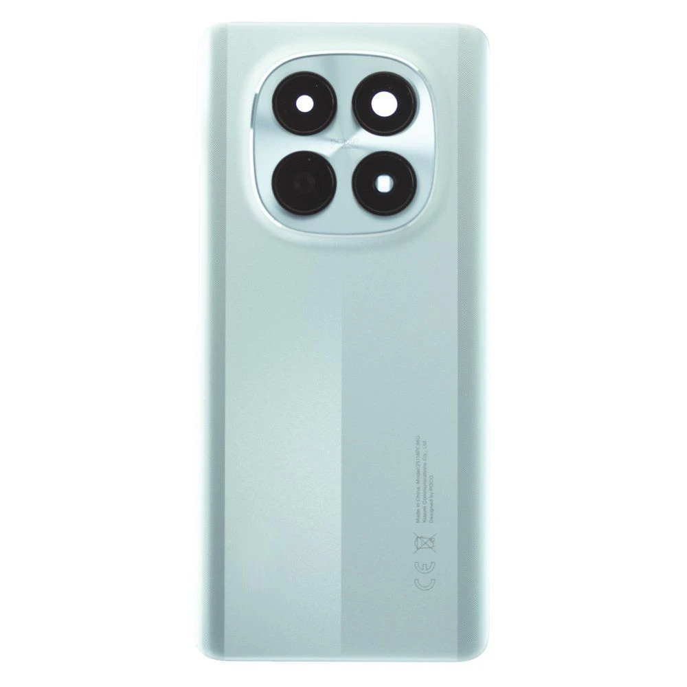 Задняя крышка для Xiaomi Poco M8 5G (25118PC98G) (голубой) (в сборе со стеклом камеры)
