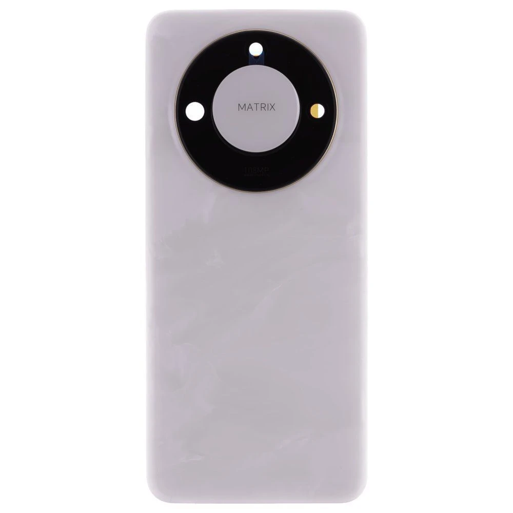 Задняя крышка для Huawei Honor X9c Smart (BRC-NX1) (белый) (в сборе со стеклом камеры)