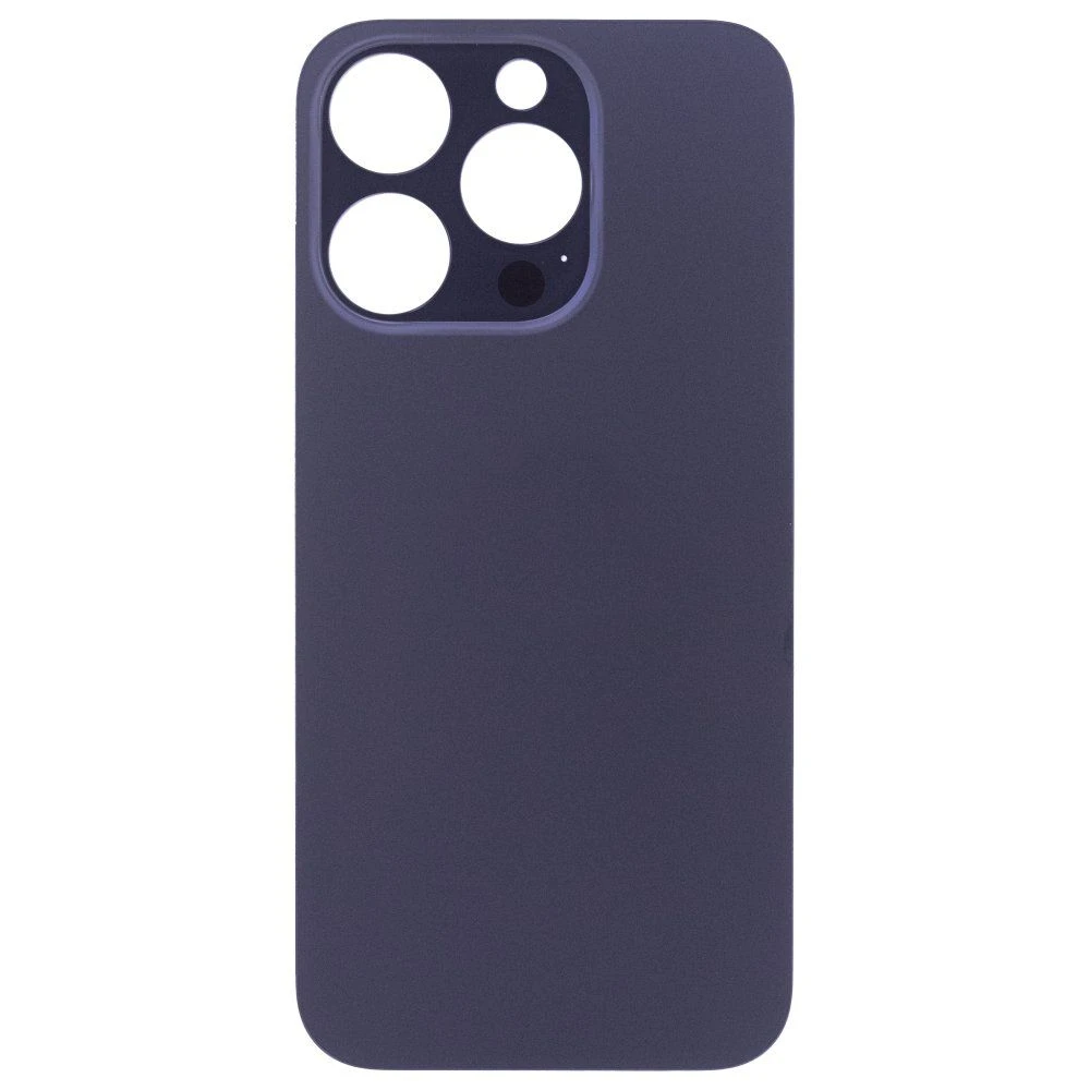 Задняя крышка для Apple iPhone 15 Pro (синий) (с широким отверстием) (Premium)