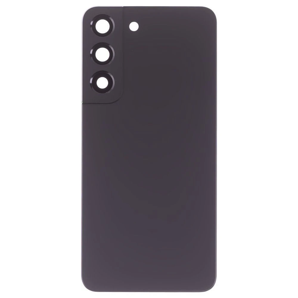 Задняя крышка для Samsung S901 Galaxy S22 (черный) (в сборе со стеклом камеры) (ORIG100)