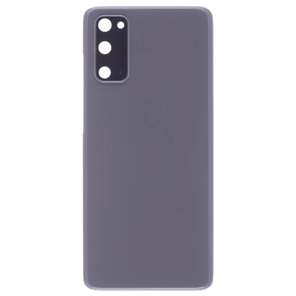 Задняя крышка для Samsung G980 Galaxy S20 (серый) (в сборе со стеклом камеры)