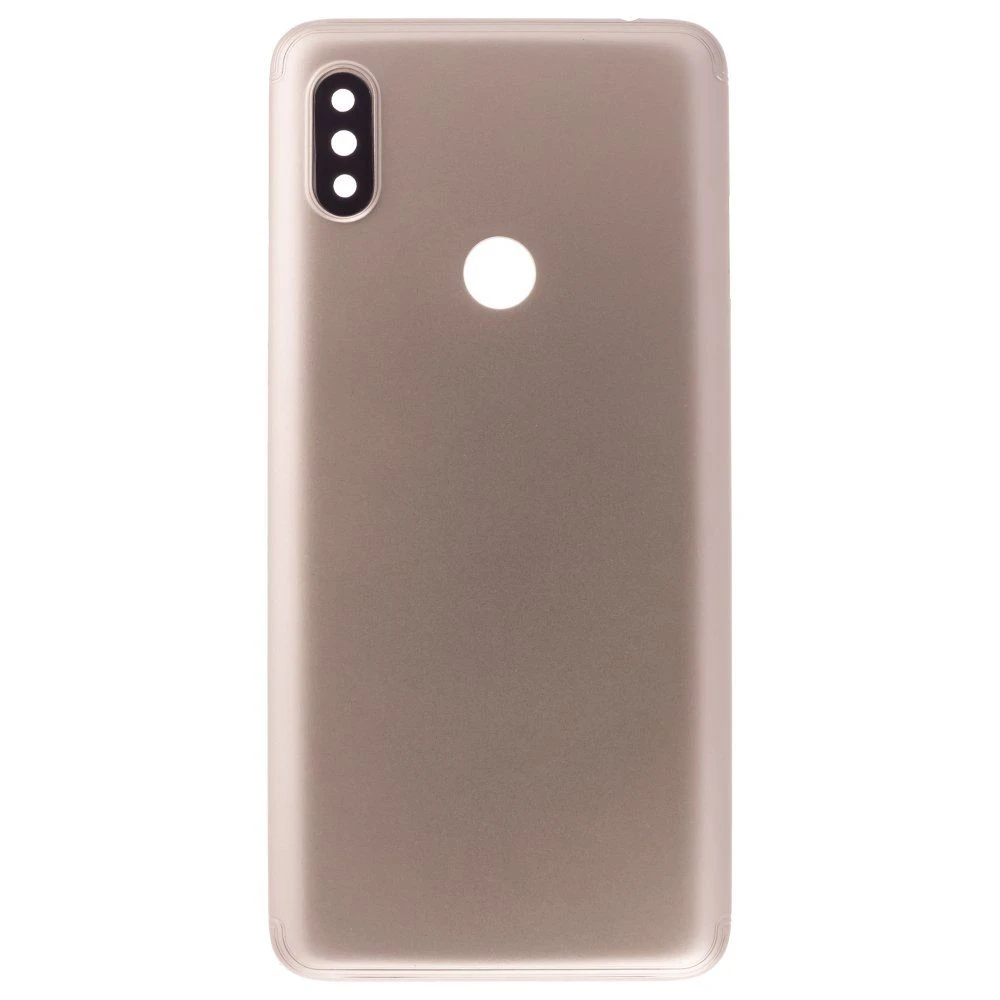 Задняя крышка для Xiaomi Redmi S2 (M1803E6G) (золотистый) (в сборе со стеклом камеры)