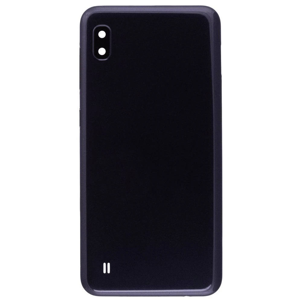 Задняя крышка для Samsung A105 Galaxy A10 (черный) (в сборе со стеклом камеры)