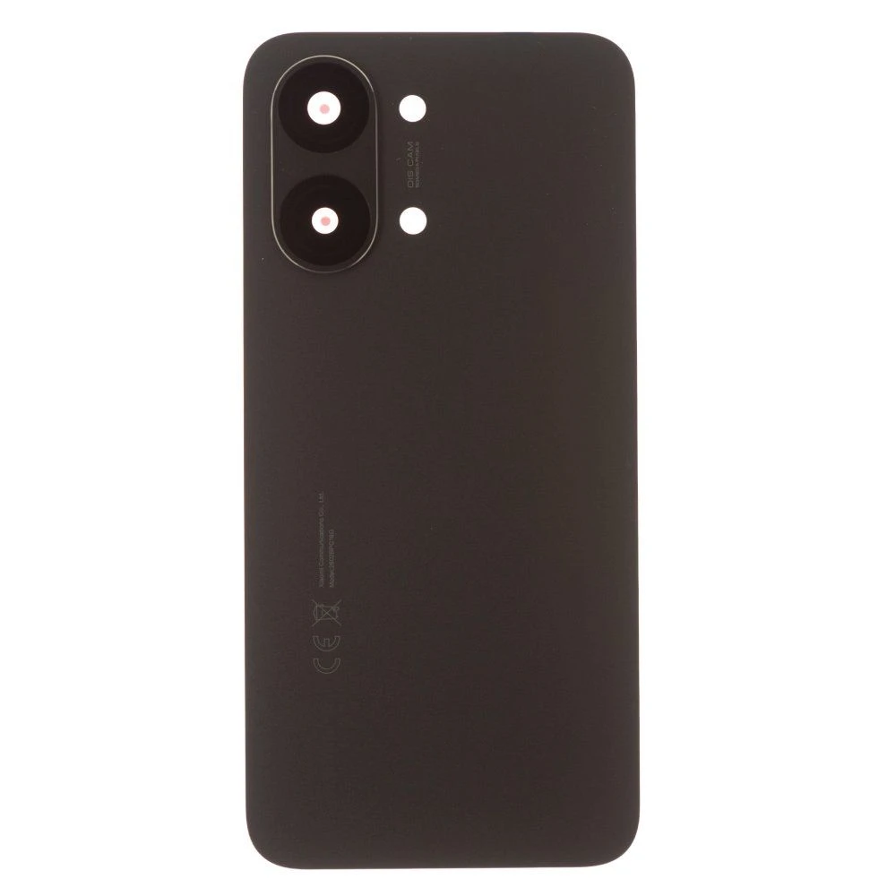 Задняя крышка для Xiaomi Poco X8 Pro Max (2602BPC18G) (черный) (в сборе со стеклом камеры)