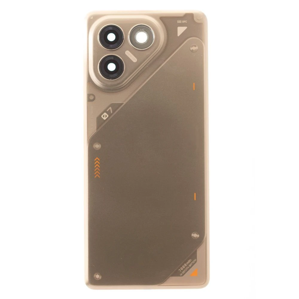 Задняя крышка для Tecno Pova 7 Neo (LJ6) (коричневый) (в сборе со стеклом камеры) (ORIG100)