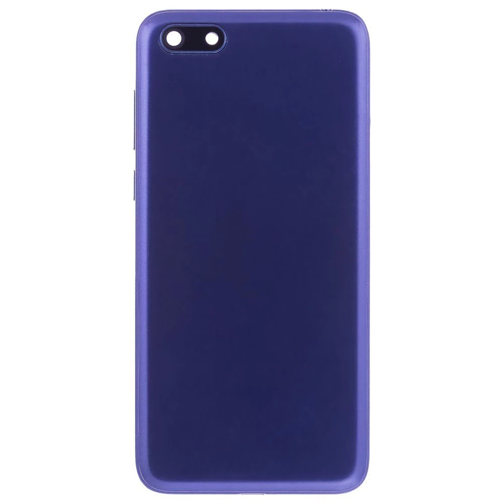 Задняя крышка для Huawei Y5 2018 (DRA-L21) / Y5 Lite 2018 (DRA-LX5) / Y5 Prime 2018 (DRA-LX2) (синий) (в сборе со стеклом камеры)