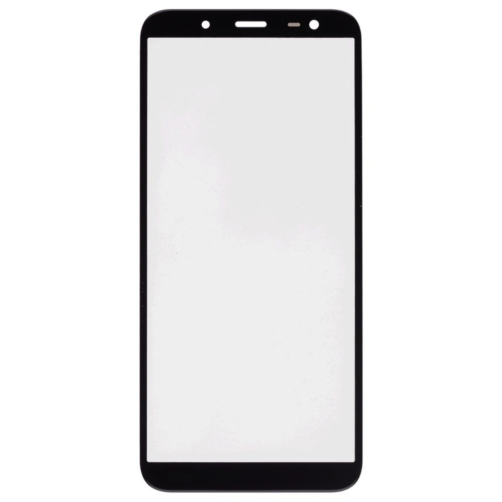 Стекло модуля для Samsung J600 Galaxy J6 (2018) + OCA (черный)