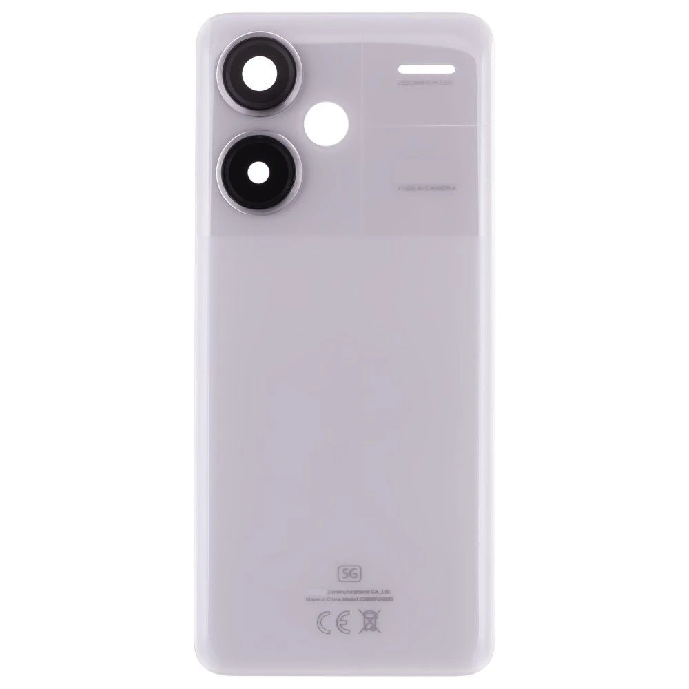 Задняя крышка для Xiaomi Redmi Note 13 Pro+ 5G (23090RA98C) (белый) (в сборе со стеклом камеры)