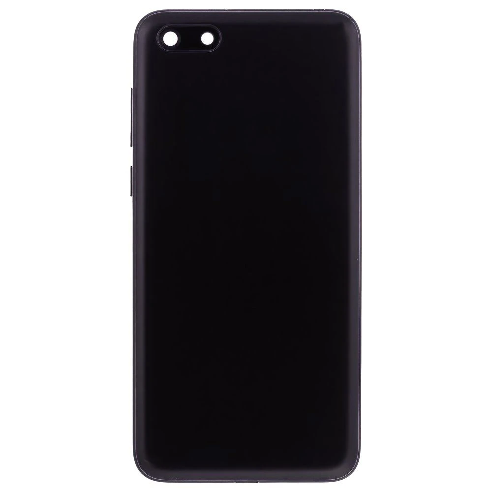 Задняя крышка для Huawei Y5 2018 (DRA-L21) / Y5 Lite 2018 (DRA-LX5) / Y5 Prime 2018 (DRA-LX2) (черный) (в сборе со стеклом камеры)