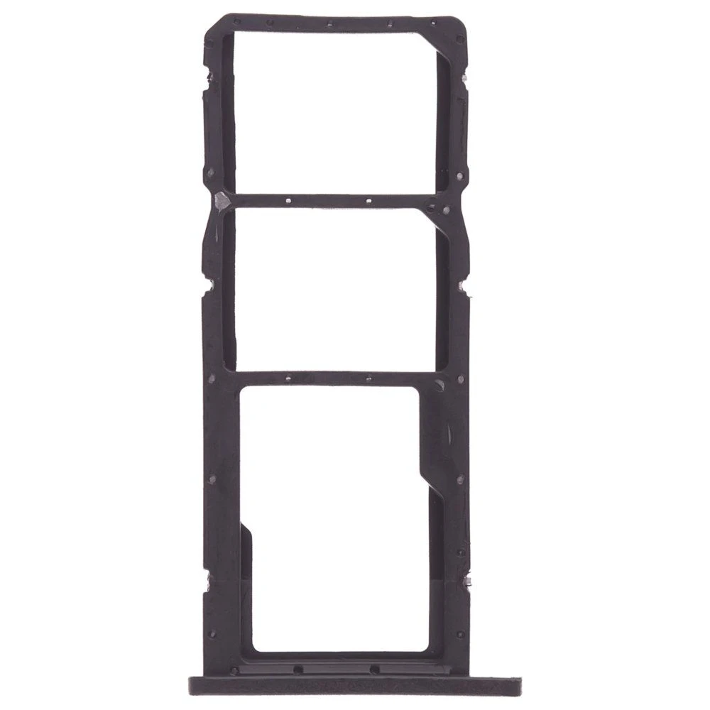 Держатель сим-карты для Huawei Y6 2019 (MRD-LX1F) / Y6s (JAT-LX1) (черный) фото №1
