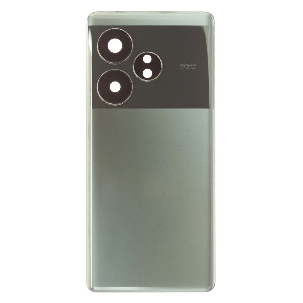 Задняя крышка для Realme GT 6 (RMX3851) (зеленый) (в сборе со стеклом камеры) (ORIG100)
