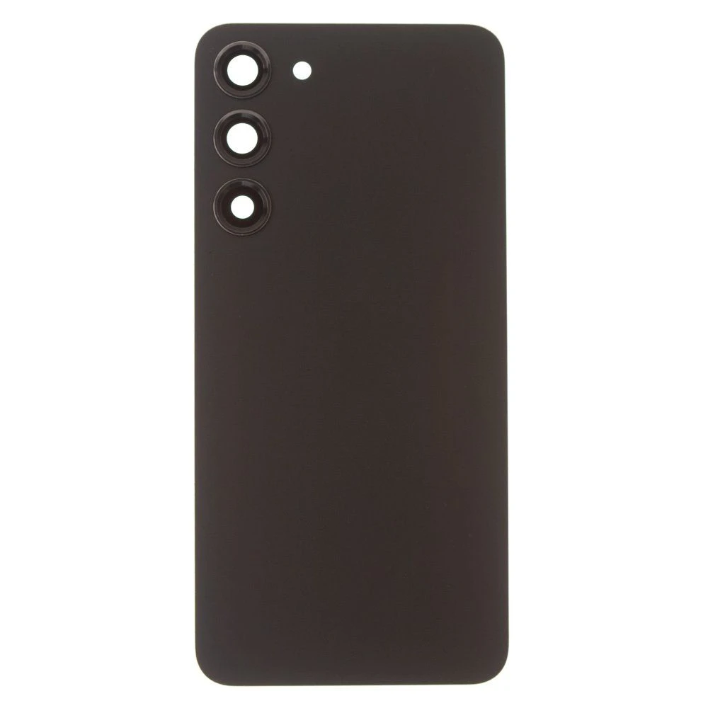 Задняя крышка для Samsung S916 Galaxy S23+ (черный) (в сборе со стеклом камеры) (ORIG100)