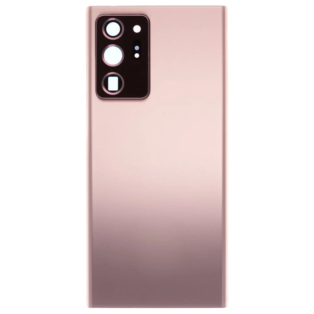 Задняя крышка для Samsung N985 Galaxy Note 20 Ultra / N986 Galaxy Note 20 Ultra 5G (бронзовый) (в сборе со стеклом камеры) (ORIG100)