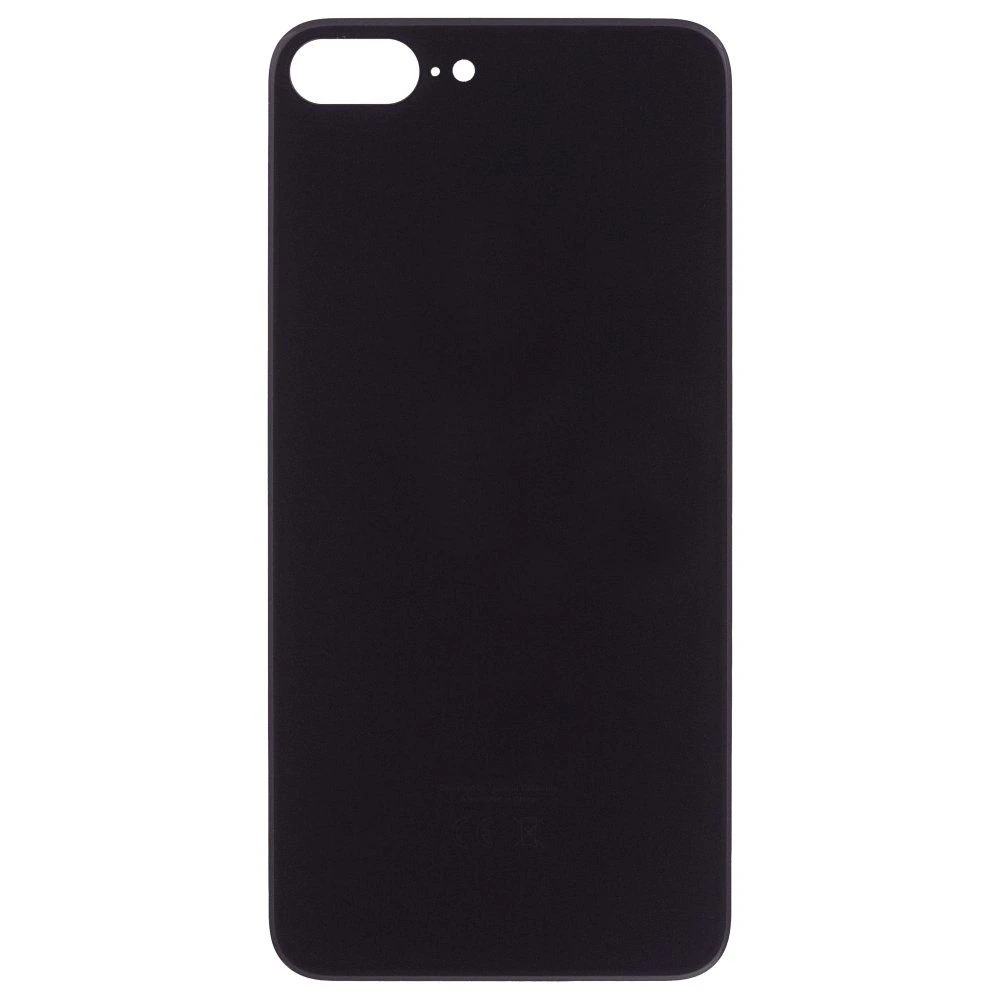 Задняя крышка для Apple iPhone 8 Plus (черный) (с широким отверстием) (Premium)