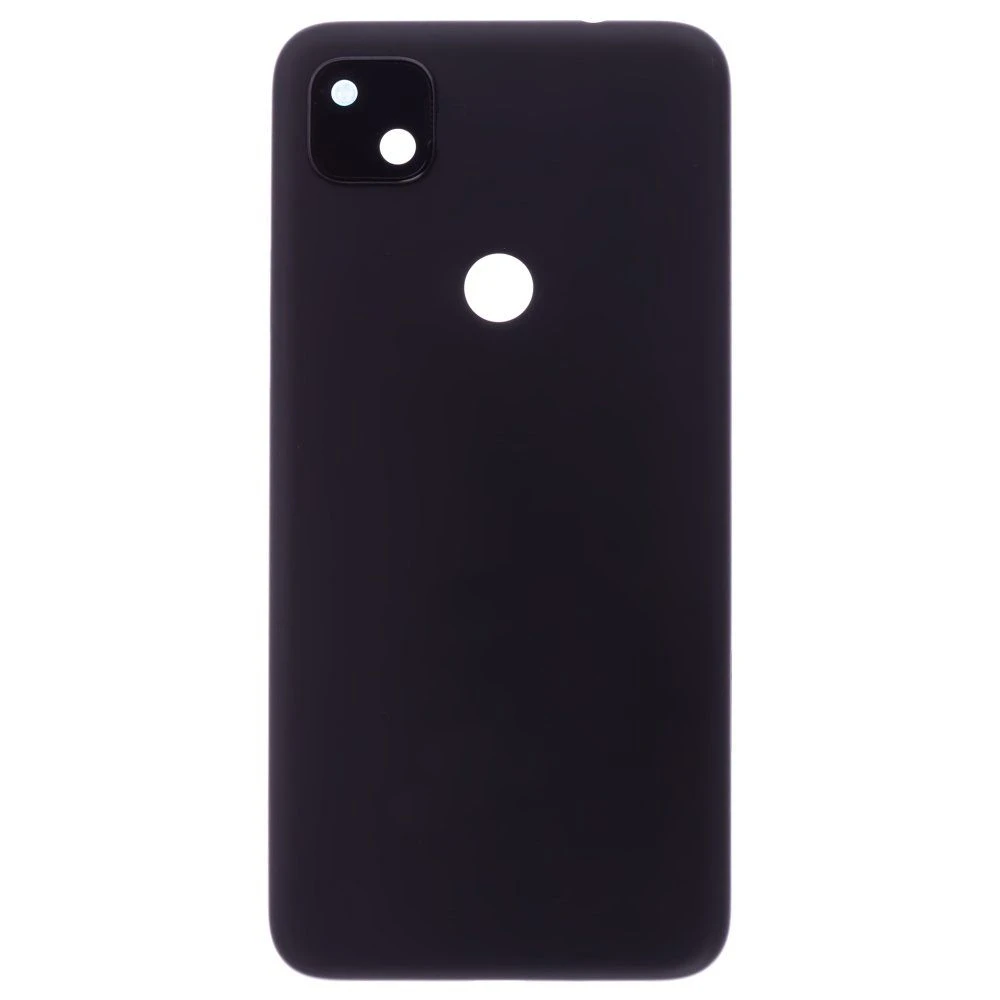 Задняя крышка для Google Pixel 4A (G025J/GA02099/G025N) (черный) (в сборе со стеклом камеры)