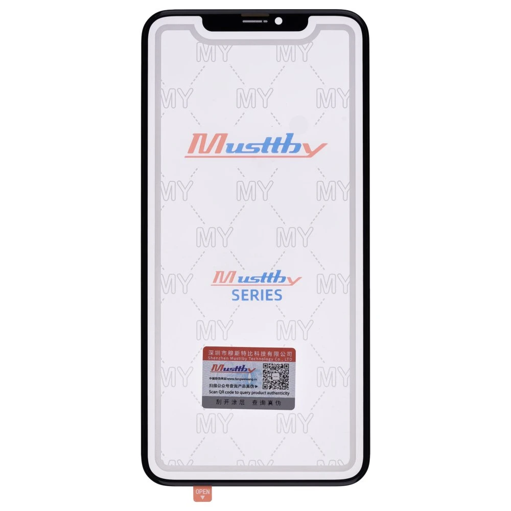 Стекло модуля для Apple iPhone Xs Max + OCA (Musttby)